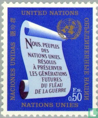 Préambule de la Charte des Nations Unies