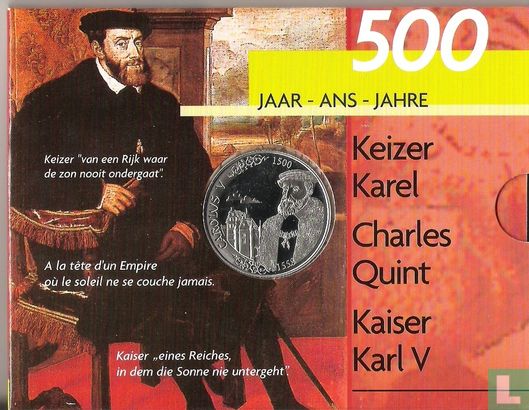 Belgien 500 Franc 2000 (PP) "500th anniversary Birth of Charles V" - Bild 3