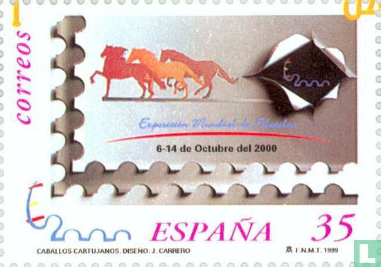 Int. Postzegeltentoonstelling ESPAÑa 2000