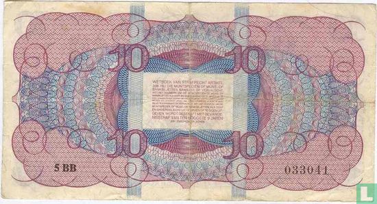 Niederlande 10 Gulden 1945 bin ich - Bild 2