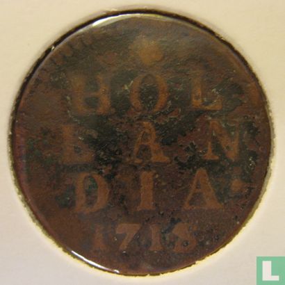 Holland 1718 penny - Image 1