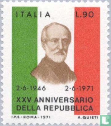 Republiek Italië 25 jaar