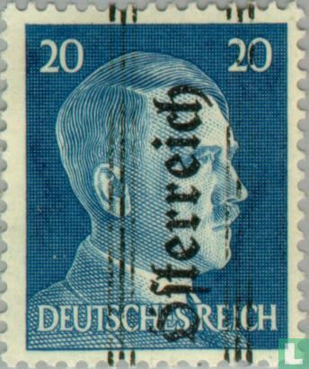 Surcharge sur les timbres Reich allemand