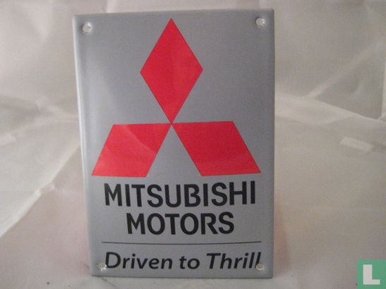 Emaille Reklamebord : Mitsubishi