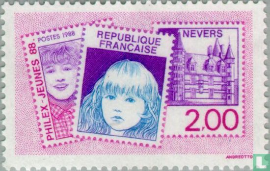 Jeugd postzegeltentoonstelling Nevers