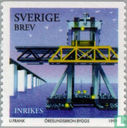 Bau der Öresundbrücke
