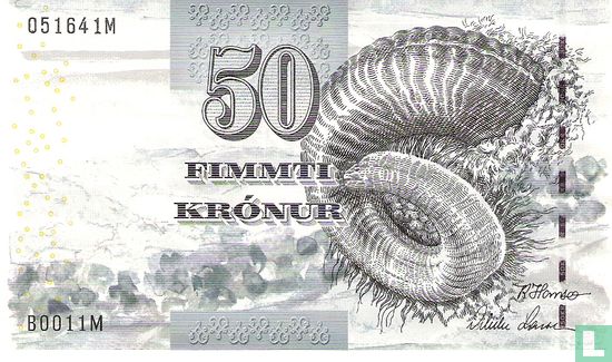 Faeröer 50 Krónur - Afbeelding 1