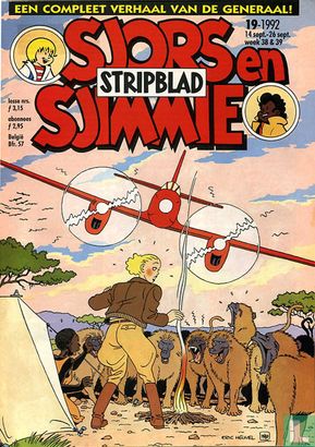 Sjors en Sjimmie stripblad 19 - Image 1
