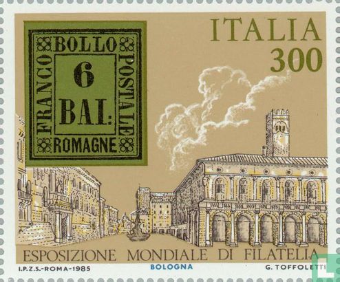 Exposition de timbres ITALIA '85