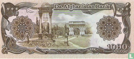Afghanistan 1000 Afghanis  - Image 2