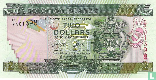 Solomon Islands 2 Dollars - Image 1