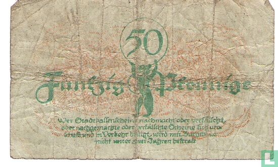 Duitsland Berlin, Stadt 50 Pfennige 30.01.1920 - Afbeelding 2