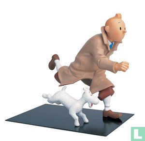 Tintin en cours d'exécution (Le Sceptre d'Ottokar)