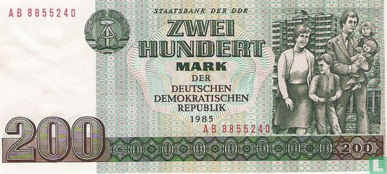 DDR 200 Mark 1985 - Afbeelding 1
