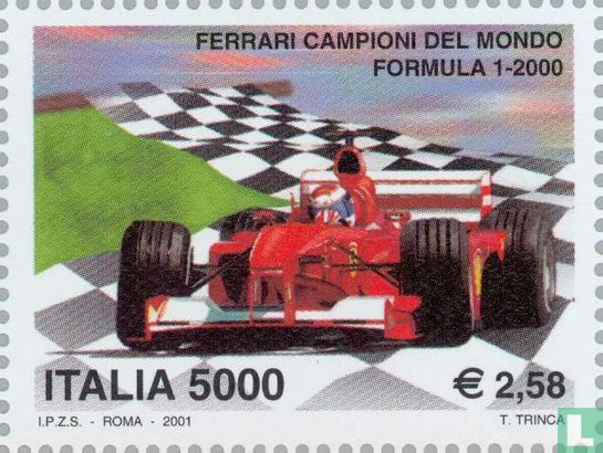 Ferrari wereldkampioen formule 1