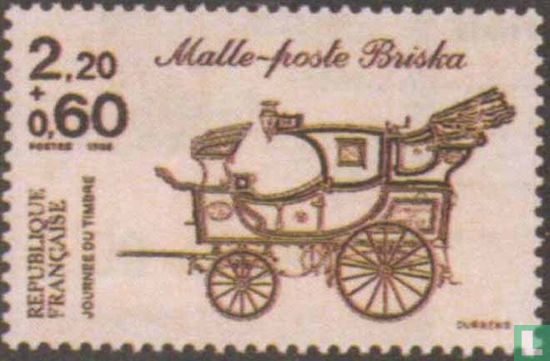 Postkoets 'Briska' rond 1830