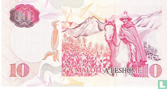 Lesotho 10 Maloti  - Afbeelding 2
