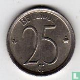 Belgique 25 centimes 1964 (FRA) - Image 2