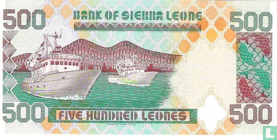 Sierra Leone 500 Leones 1995 - Afbeelding 2