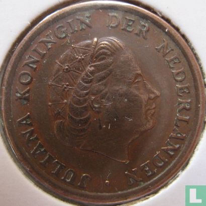 Niederlande 1 Cent 1957 - Bild 2