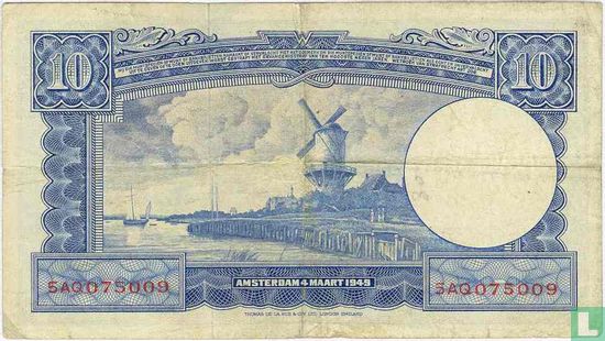 10 Niederlande Gulden - Bild 2