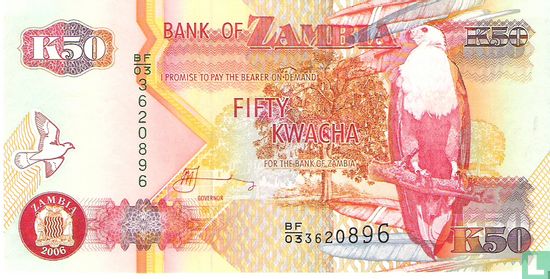 Zambia 50 Kwacha 2006 - Afbeelding 1