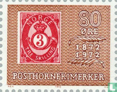 100 Jahre Posthorn Briefmarken