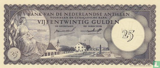 Netherlands Antilles 25 guilders Replacement (PLNA16.3b) - Image 1