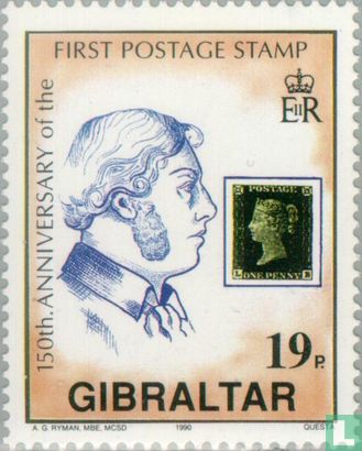 150 years anniversary stamp