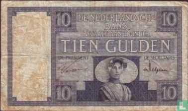 Pays-Bas 10 Gulden 1924 - Image 1