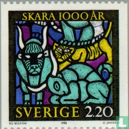 1000 ans ville Skara