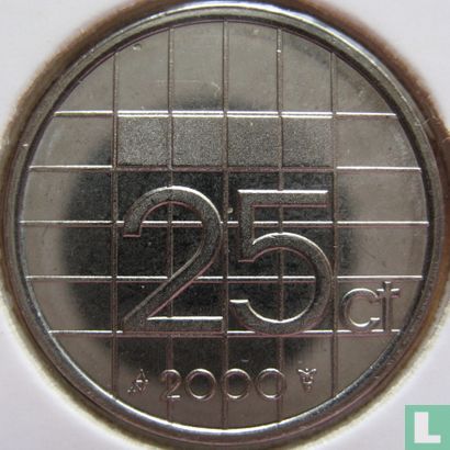 Pays-Bas 25 cents 2000 - Image 1