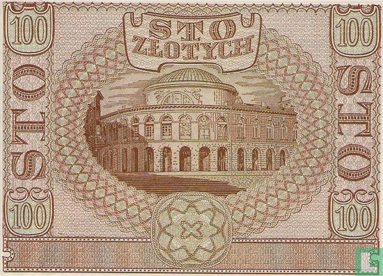 Pologne 100 Zlotych 1940 - Image 2