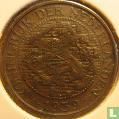 Pays-Bas 1 cent 1939 - Image 1