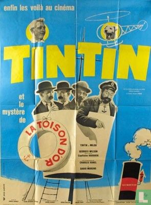 Tintin et le mystère de la toison d'or (Kuifje film poster)