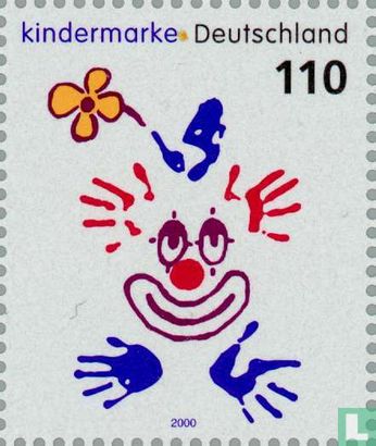 Kinder Briefmarke
