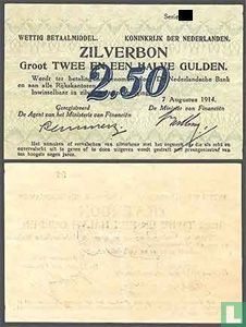 2,5 florins néerlandais 1914