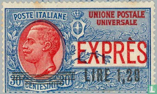 Express, overprint new value - Image 1