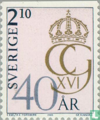 King Carl XVI Gustav-40th anniversary
