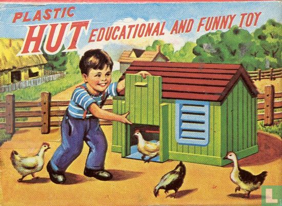 Plastic hut, educational and funny toy