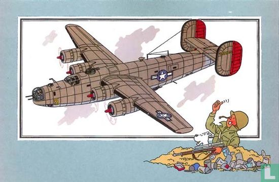 Chromo's “Vliegtuigen ‘39-’45” 40 "Consolidated B-24 J 'Liberator' - 1942 - USA" - Bild 1