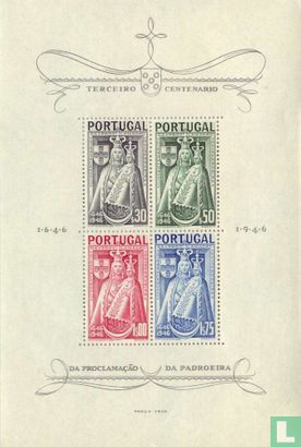 Maria beschermpatroon Portugal 1646-1946