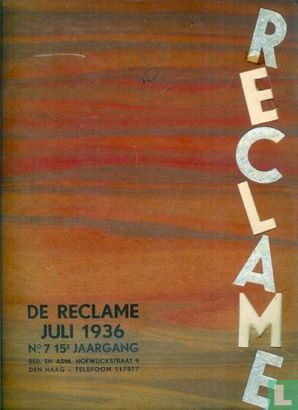 De Reclame juli 1936 - Afbeelding 1
