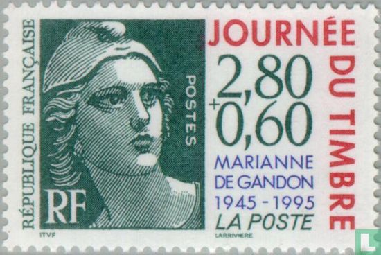 Dag van de postzegel - Marianne (type Gandon)