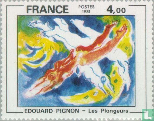Painting Édouard Pignon