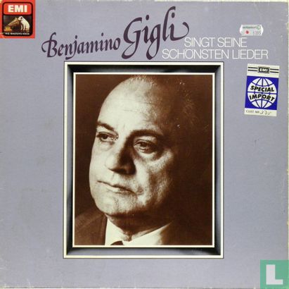 Benjamino Gigli singt seine schönsten Lieder - Afbeelding 1
