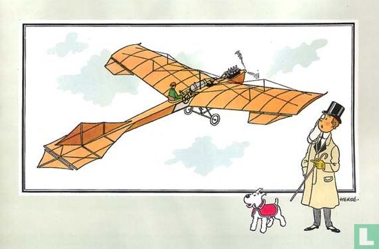 Chromo's “ Vliegtuigen collectie B reeks 1” 3 "De eendekker 'Antoinette' van Leon Levavasseur (1909)" - Image 1
