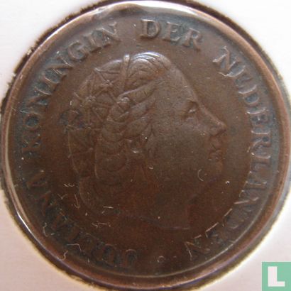 Netherlands 1 cent 1952 - Image 2