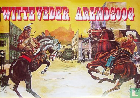 Poster Arendsoog en Witte Veder