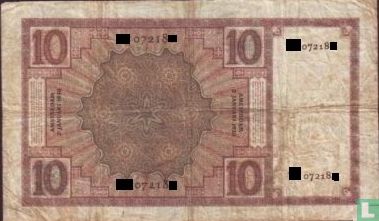10 guilder Netherlands 1924 - Image 2